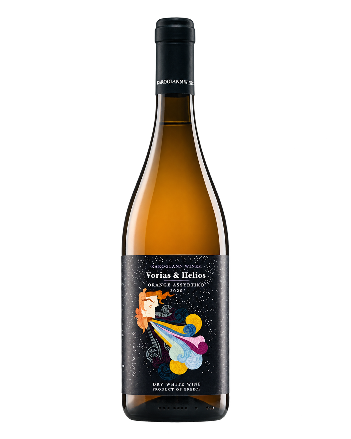 Markogianni Vorias and Helios Assyrtiko Orange 2023 bottle