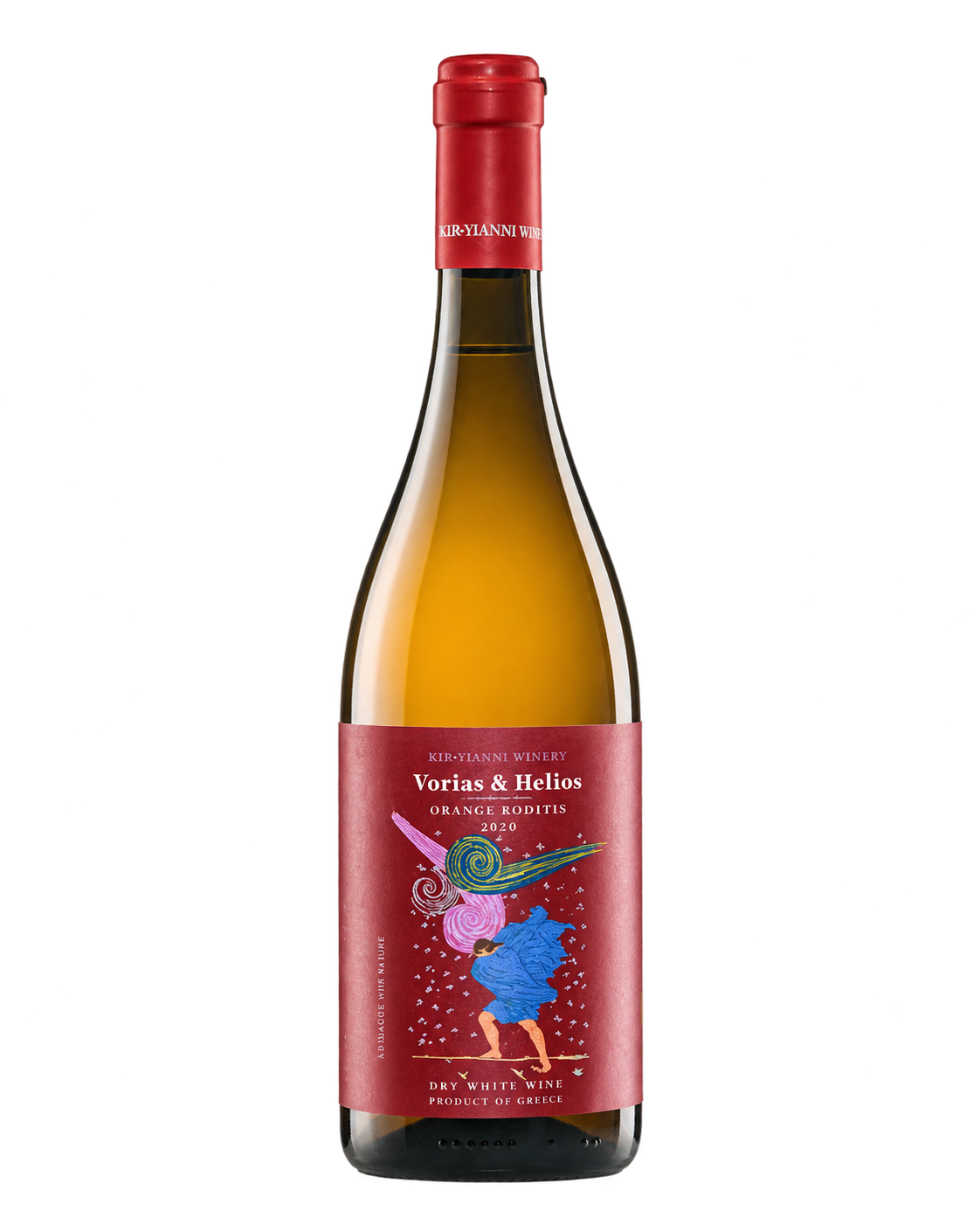 Markogianni Vorias and Helios Roditis Orange 2022 bottle