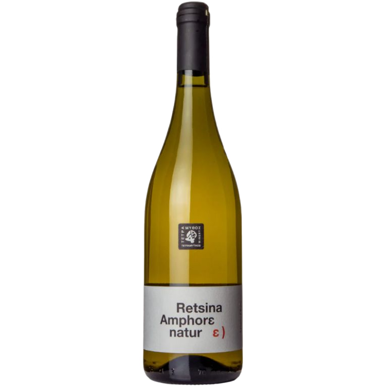 Tetramythos Retsina Amphora Nature White 2023